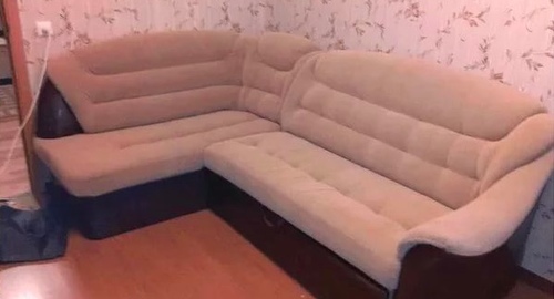 Перетяжка углового дивана. Моршанск